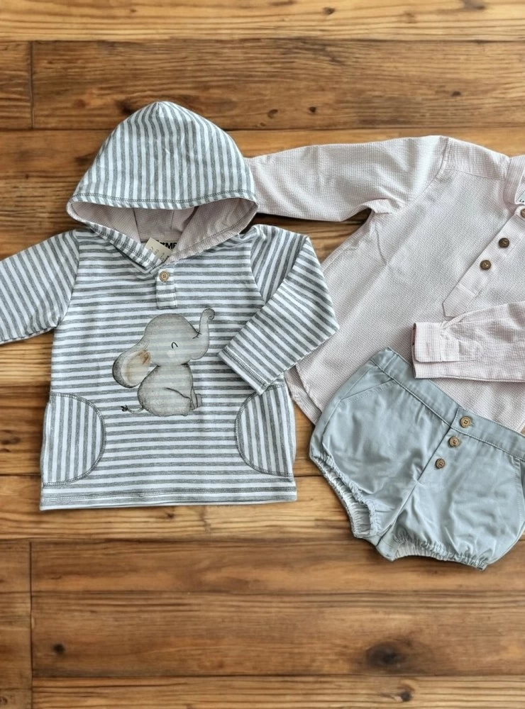 Babalú three-piece set for boys from La Martinica