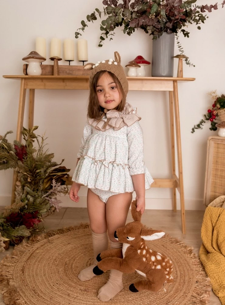 Baby dress and panties Liberty water collection by Pio Pio