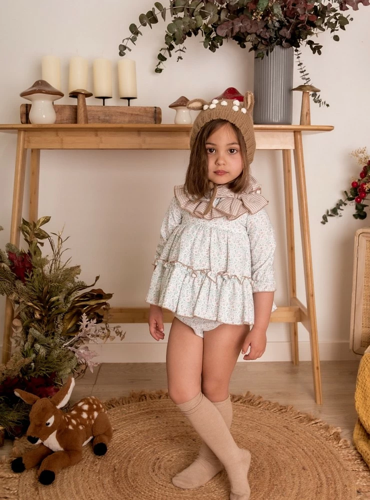 Baby dress and panties Liberty water collection by Pio Pio