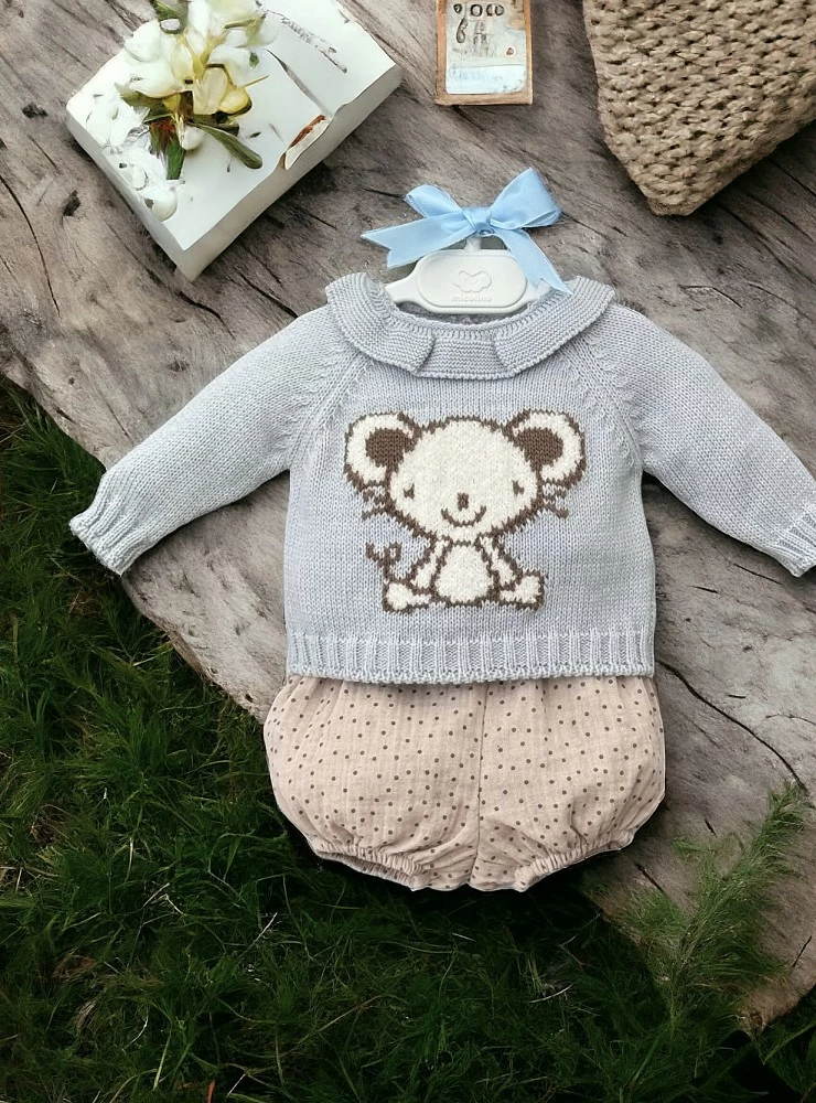 Baby set sweater and panties Dumbo collection