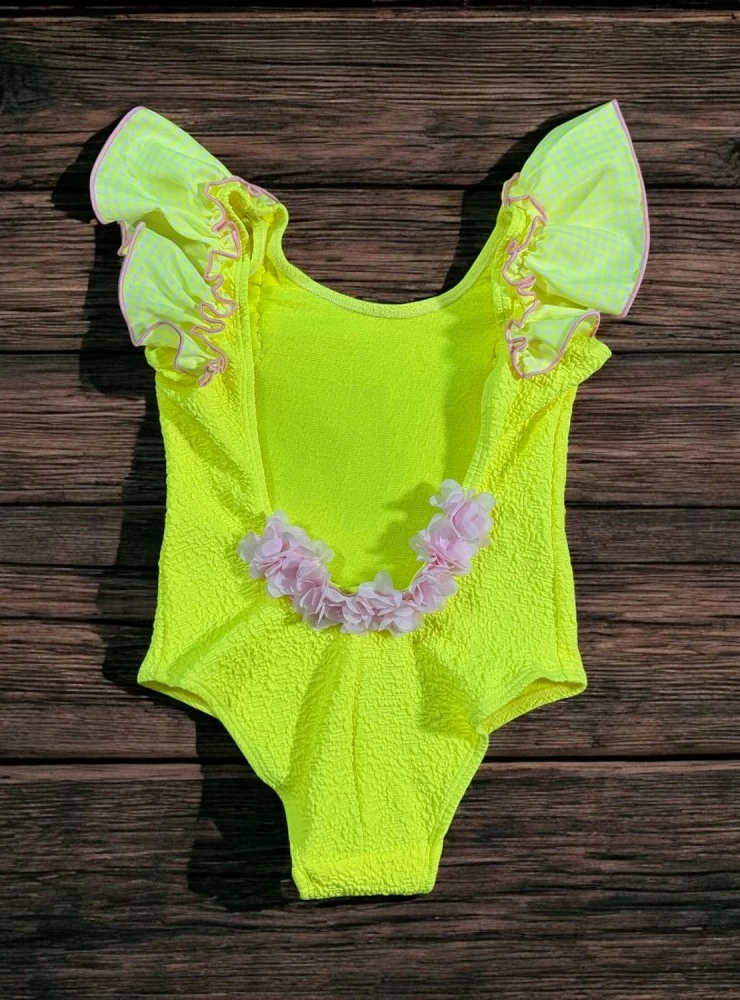 Bañador para niña de Lolittos colección Polo