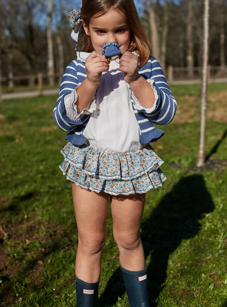 Blouse with jacket and panties from La Martinica Caracolinos Collection