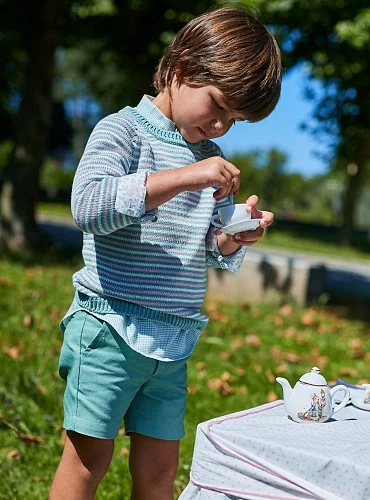 Camisa con pantalón y jersey de La Martinica Colección Kids & Baby