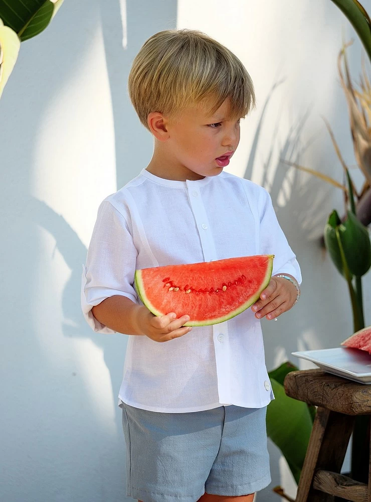 Camisa y pantalón para niño colección coral de Cocote