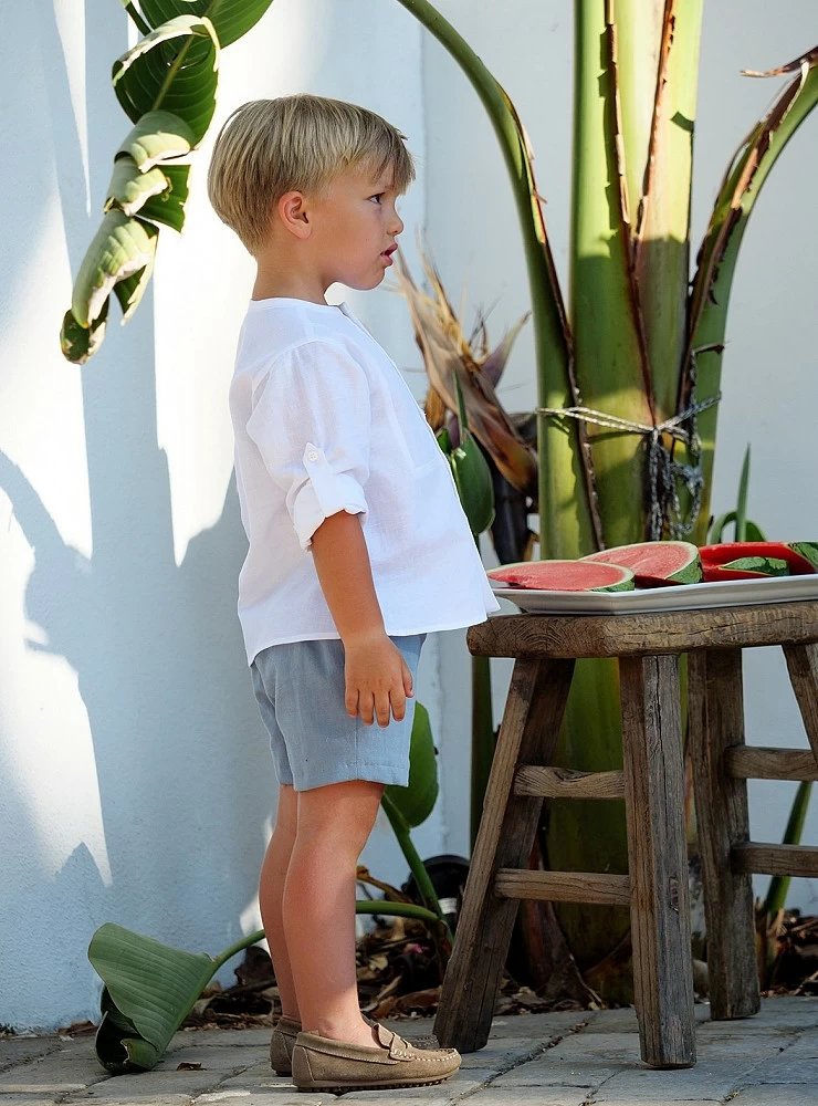 Camisa y pantalón para niño colección coral de Cocote