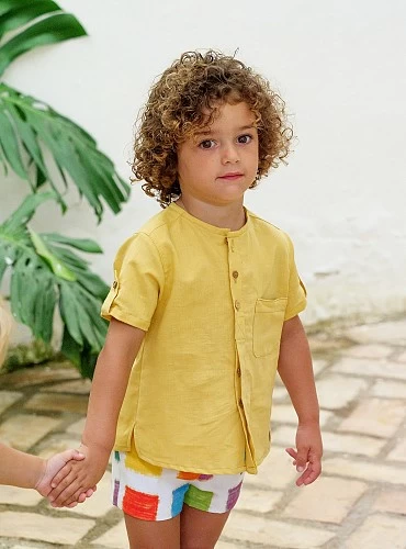 Camisa y pantalón para niño colección Parchis de José Varón