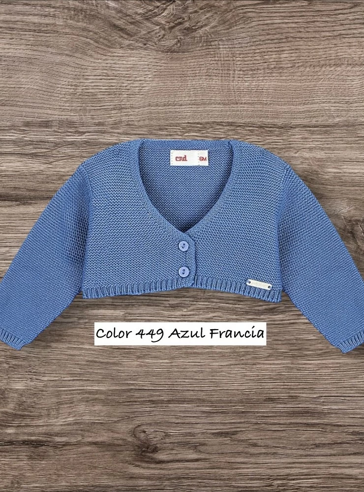 Chaqueta corta unisex de Cóndor. Algodón 100 %