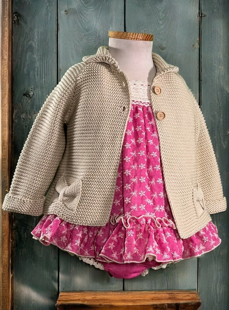 Chaquetón para niña de Lolittos Colección Maya