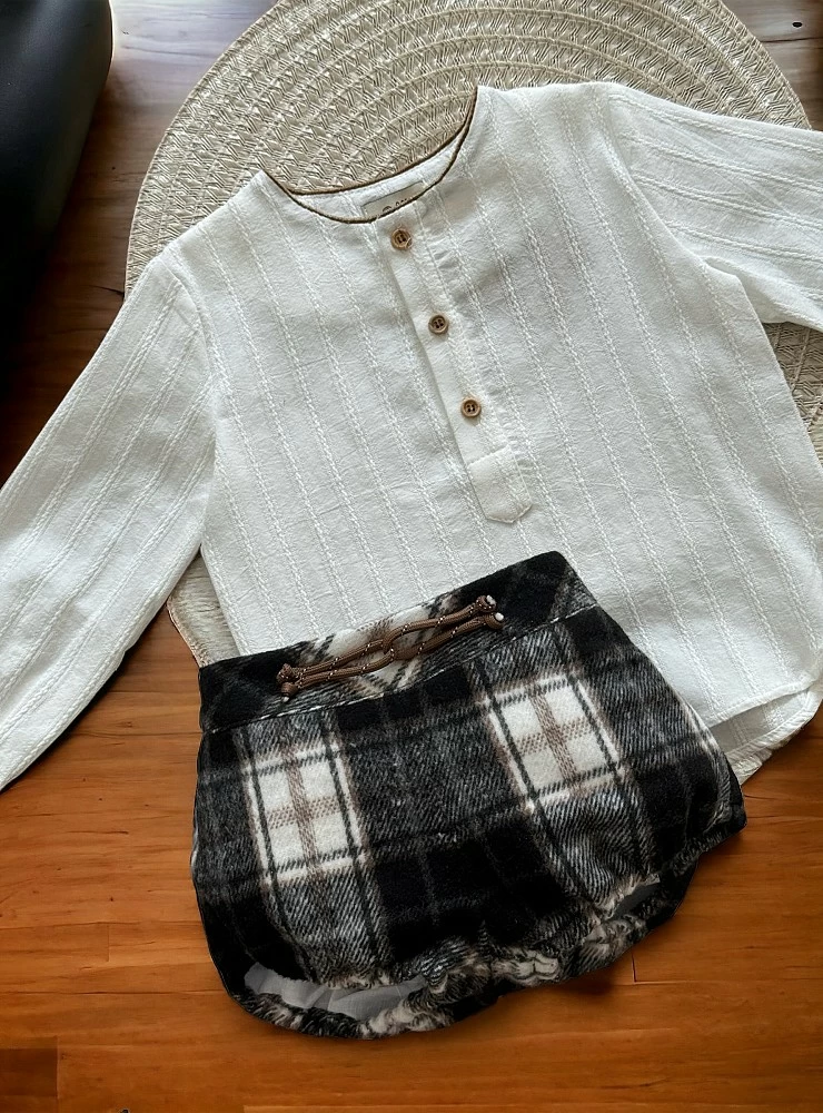 Conjunto camisa y bombacho Colección Azabache de Lolittos