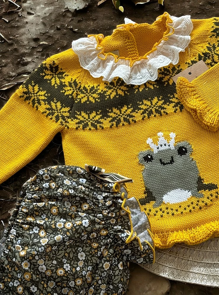 Conjunto niña. Jersey y braguita Colección Principe de Lolittos