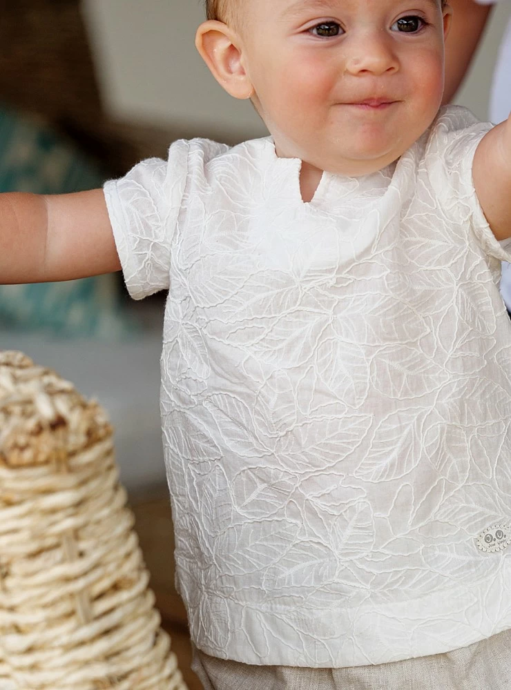 Conjunto para niño colección bordado de José Varón