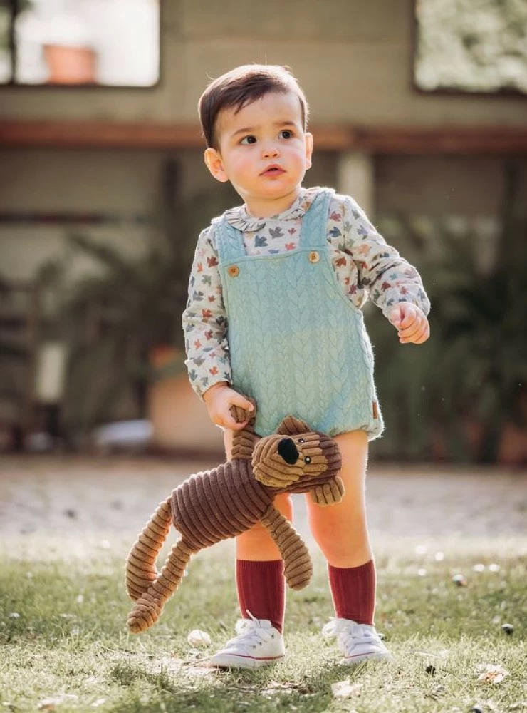 Conjunto para niño de Cocote ranita y blusa colección Pajaritos