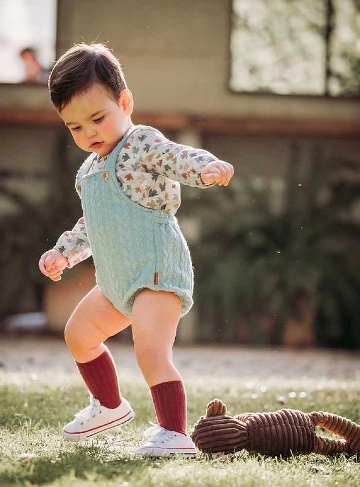 Conjunto para niño de Cocote ranita y blusa colección Pajaritos