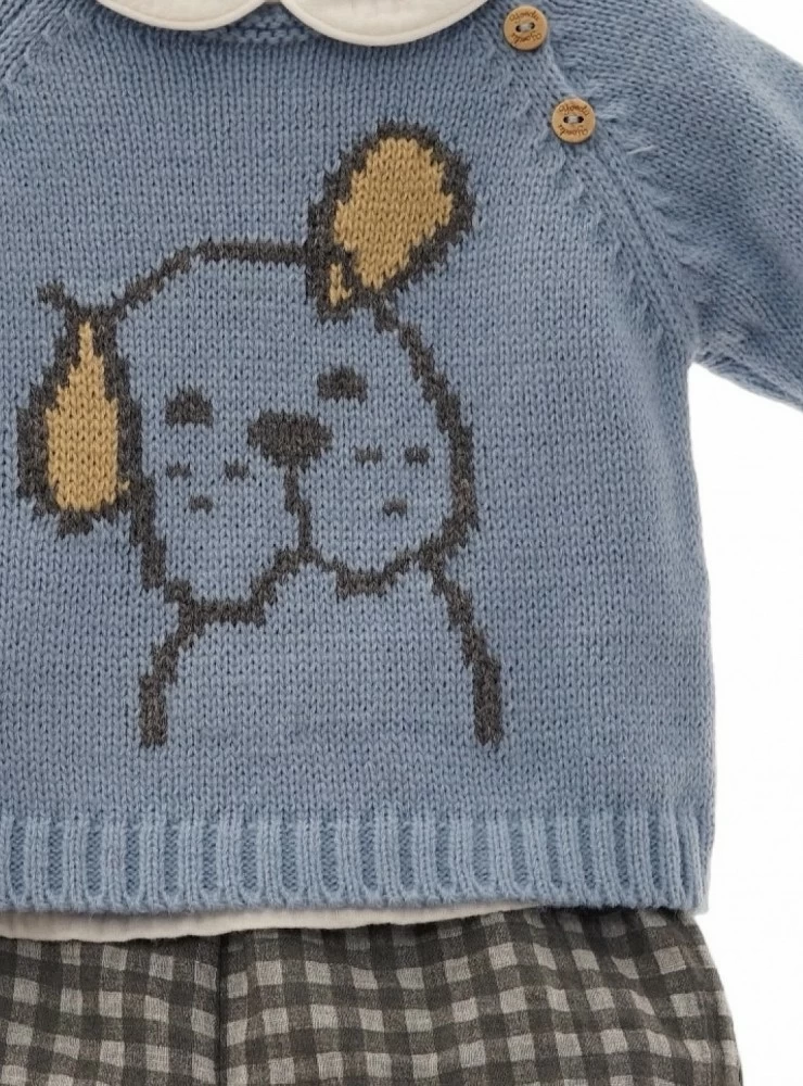 Conjunto para niño de tres piezas Colección Perrito