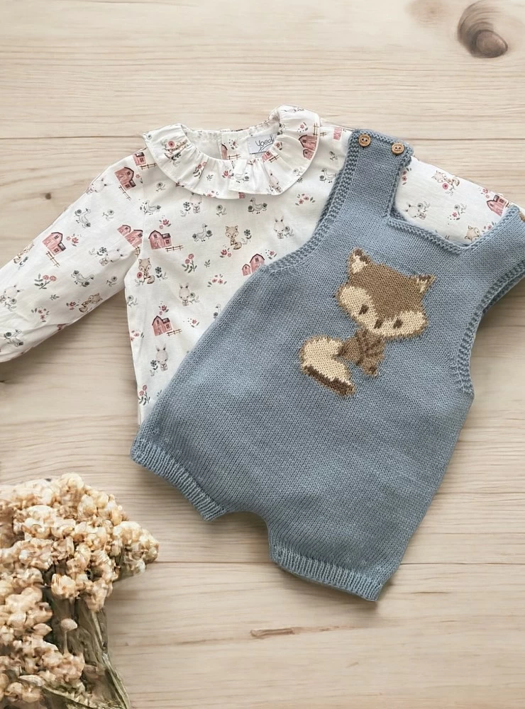 Conjunto para niño ranita y blusa colección Pincel