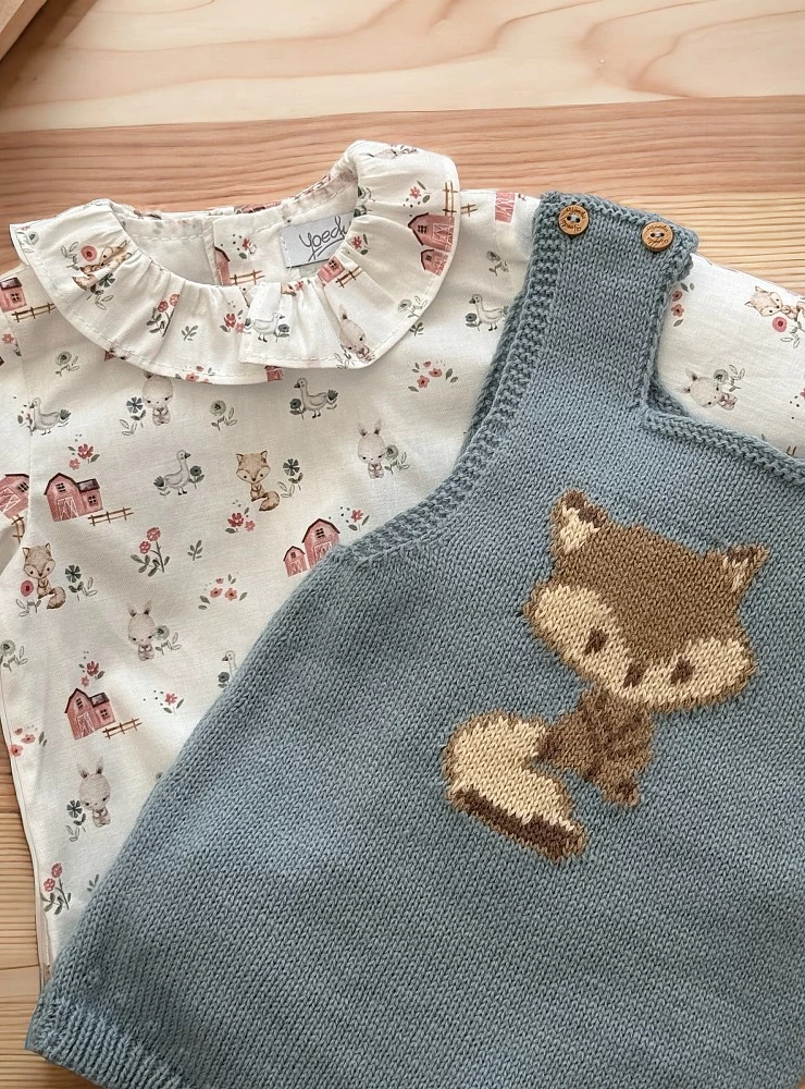 Conjunto para niño ranita y blusa colección Pincel