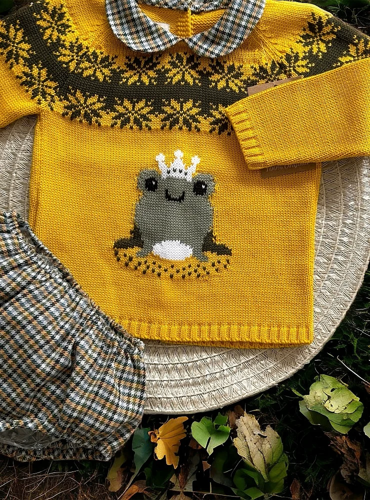 Conjunto para niño. Jersey y bombachito Colección Principe de Lolittos