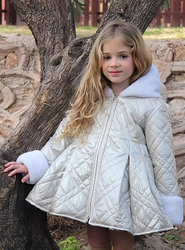 Girl's coat from La Amapola Shaina Collection