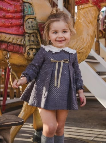 José Varon gold collection girl's outfit