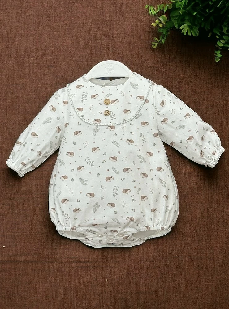 Pelele unisex para bebé niño Colección Flor