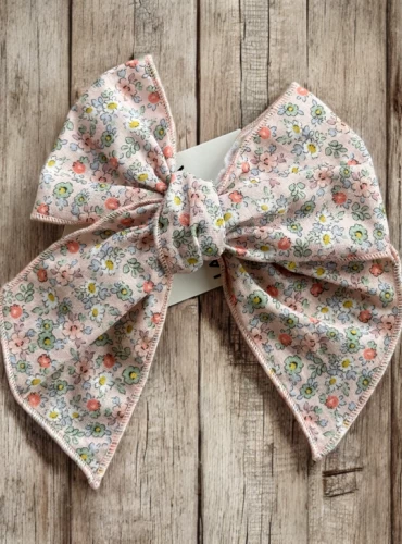 Pink and Blue Martinique Collection Bow