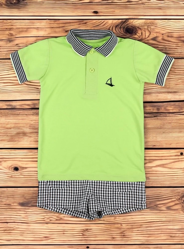 Polo and trousers set from Foque Provenza collection