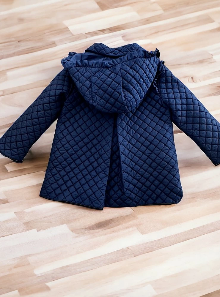 Quilted coat for girls by Eva Castro