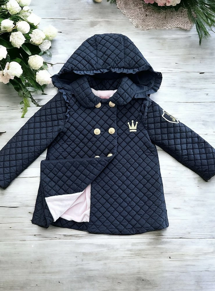 Quilted coat for girls by Eva Castro