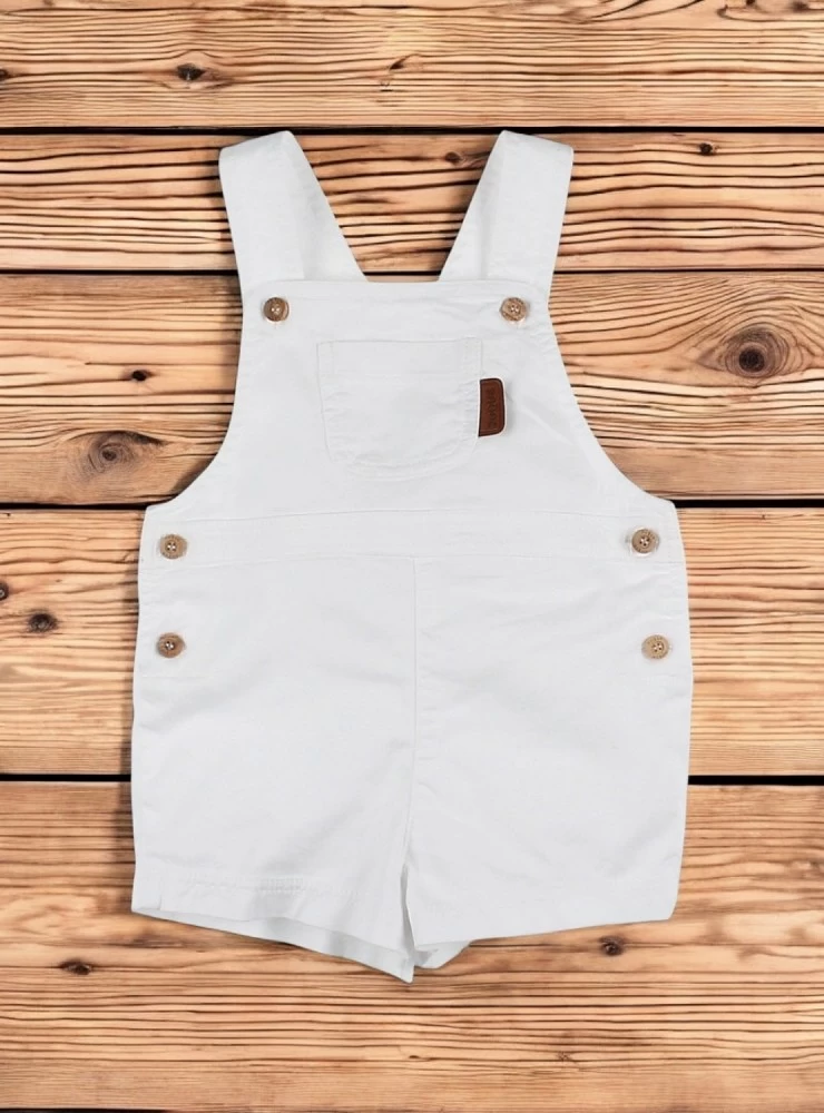 Saint Tropez white dungarees by Foque