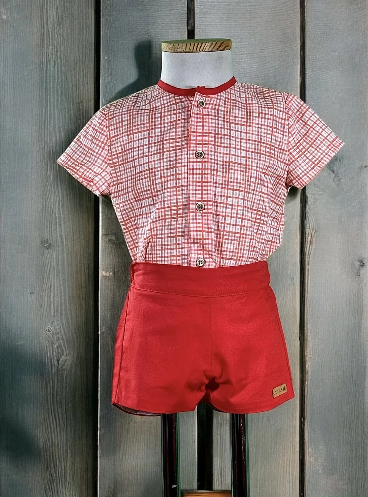 Shirt and pants for boys from Lolittos Poppy collection