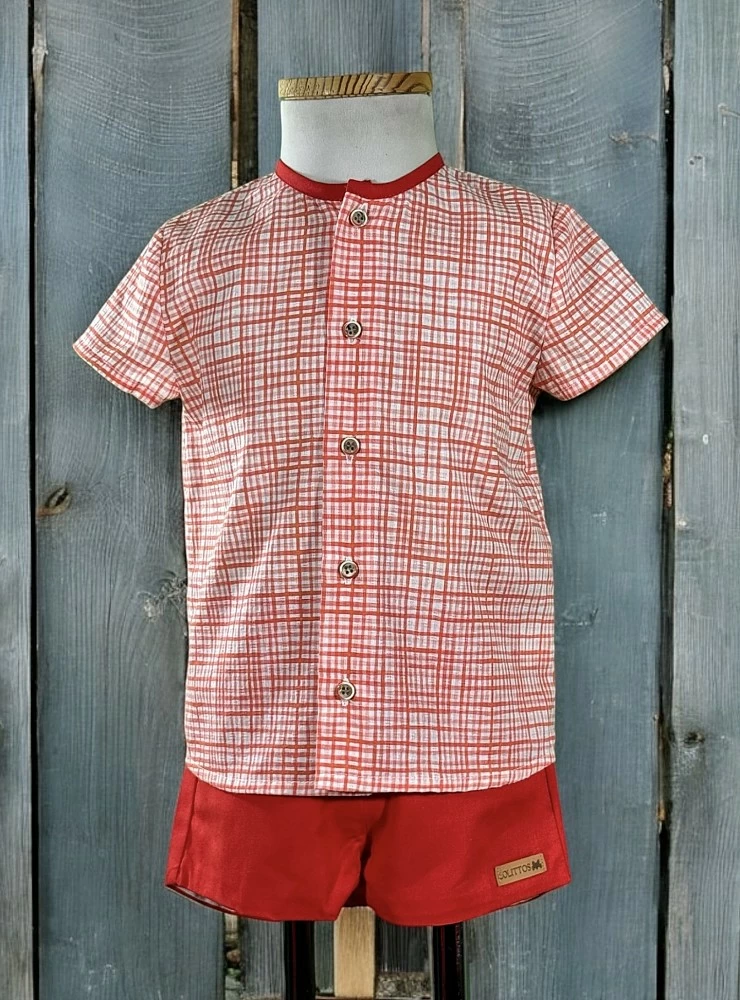 Shirt and pants for boys from Lolittos Poppy collection