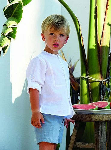 Shirt and trousers for boys, coral collection by Cocote