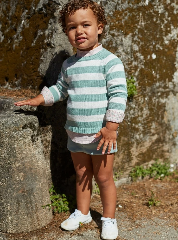 Shirt with jersey and bloomers from the Pink and Blue collection of La Martinica