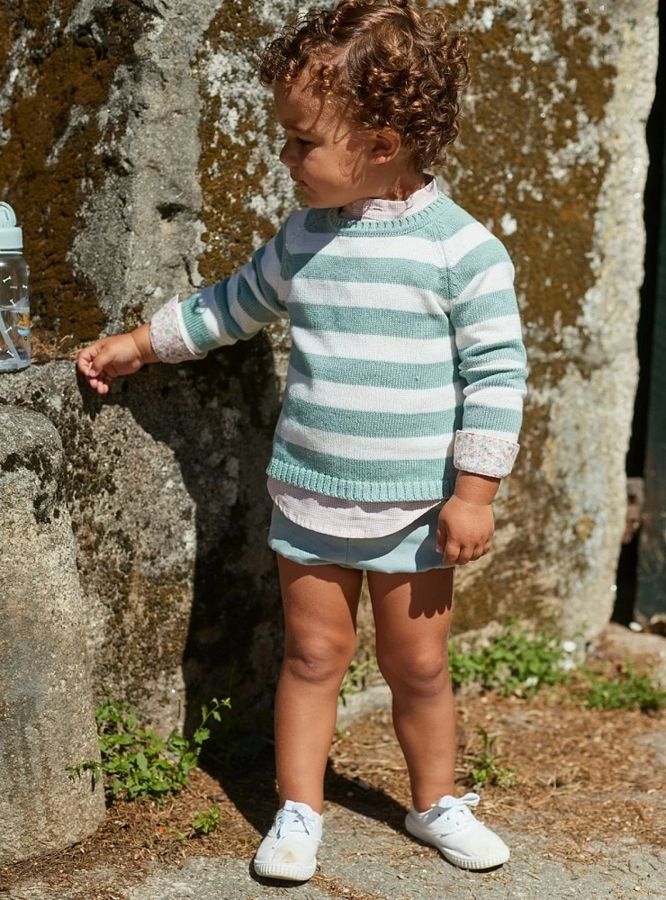 Shirt with jersey and bloomers from the Pink and Blue collection of La Martinica