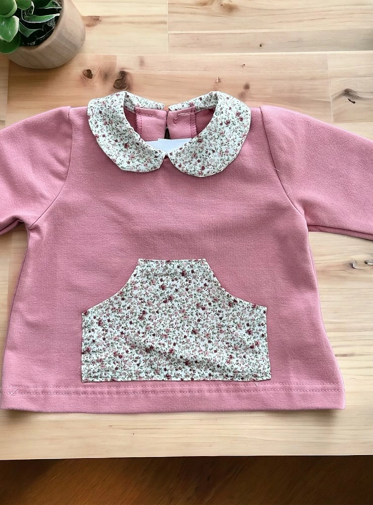 Sudadera para niña Colección Clavel