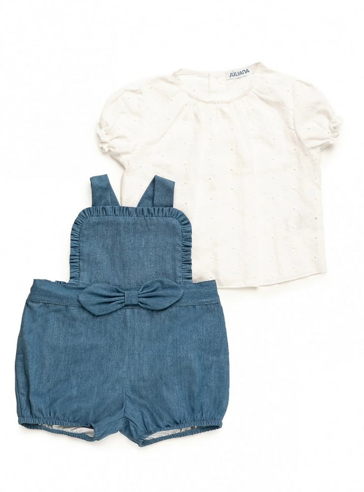 Two-piece set for girls from the Libeccio collection