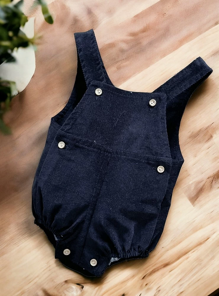 Unisex corduroy overalls. Three colors