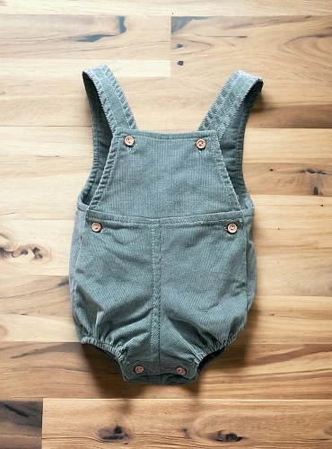 Unisex corduroy overalls. Three colors