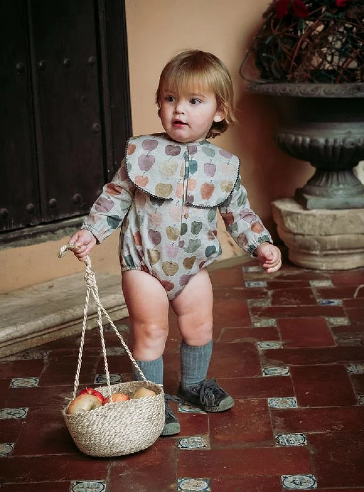 Unisex romper by José Varón Apple Collection