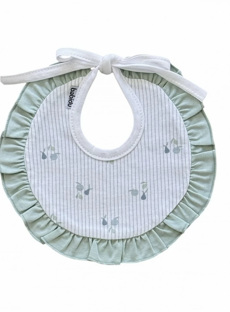 Unisex round bib Fantasia collection