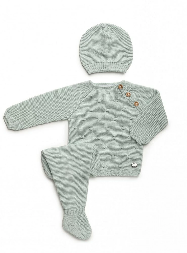 Unisex sea green set from the Poniente collection